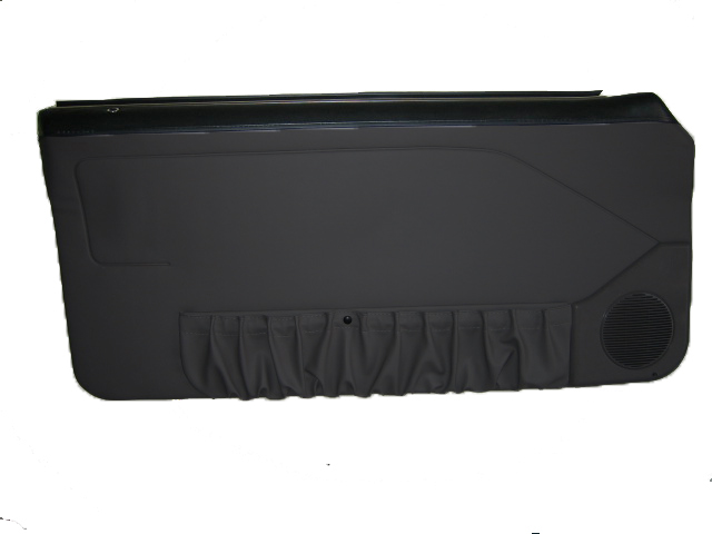 1991 Ford Mustang Sedan Door Panel Set Black Vinyl